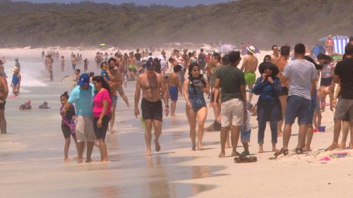 Hyams Beach only has 100 residents, meaning the tourists stretch the town to the limit.