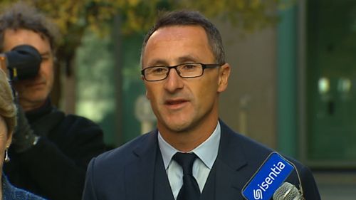 New Greens leader Richard Di Natale. (9NEWS)