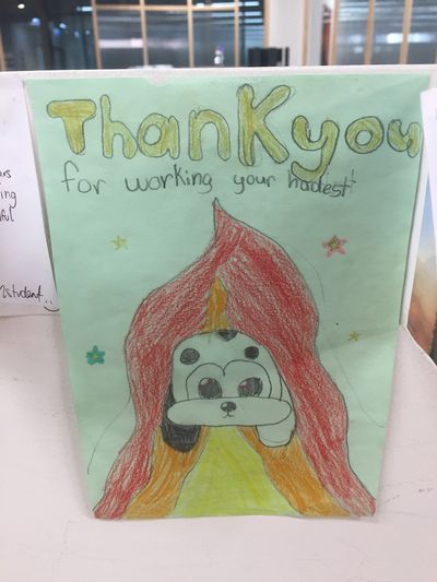 Kids are sending heartwarming letters to firies