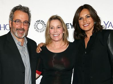 Warren Leight, Julie Martin and Mariska Hargitay attend the 2nd Annual Paley fest New York Presents: Law & Order: SVU at Paley Center For Media on October 13, 2014 in New York, New York.