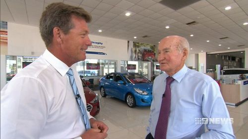 Mr Hughes believes 2018 will be a strong year for car sales. (9NEWS)