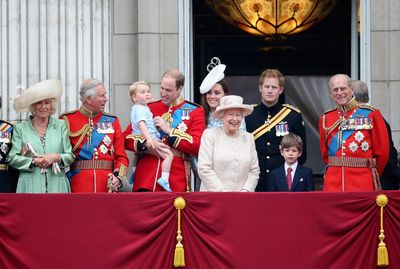 Prince George's balcony debut, 2015