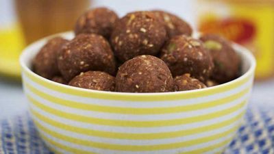 Will and Steve's peanut butter and toasted coconut protein balls