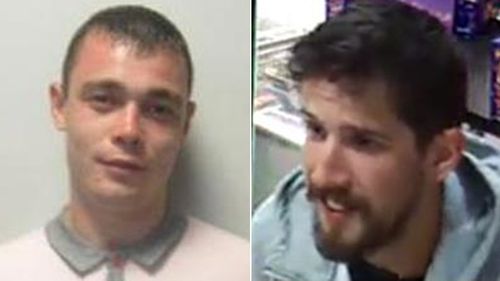 Police are searching for Mark Dixon (left) and Jack Harvey (right).