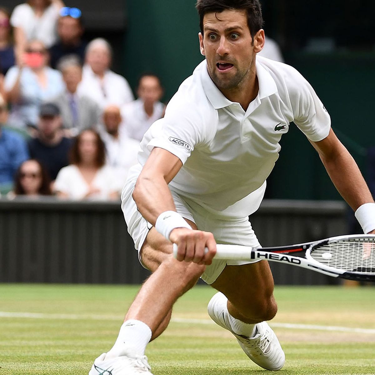 Rechthoek item Brandweerman Novak Djokovic defeats Rafael Nadal in epic Wimbledon semi final