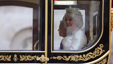 Camilla, Duchess of Cornwall attend the State Opening of Parliament