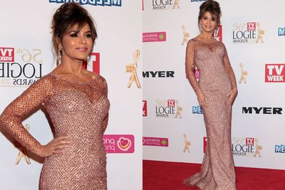 So You Think You Can Dance Paula Abdul in shimmery gold!