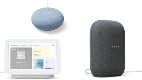 Google has a big range of home smart devices from speakers and doorbells, to displays and wifi extenders. 