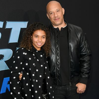 Vin Diesel and daughter Similce Diesel