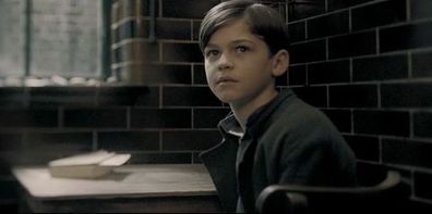 Hero Fiennes-Tiffin as young Tom Riddle in Harry Potter and the Half-Blood Prince.