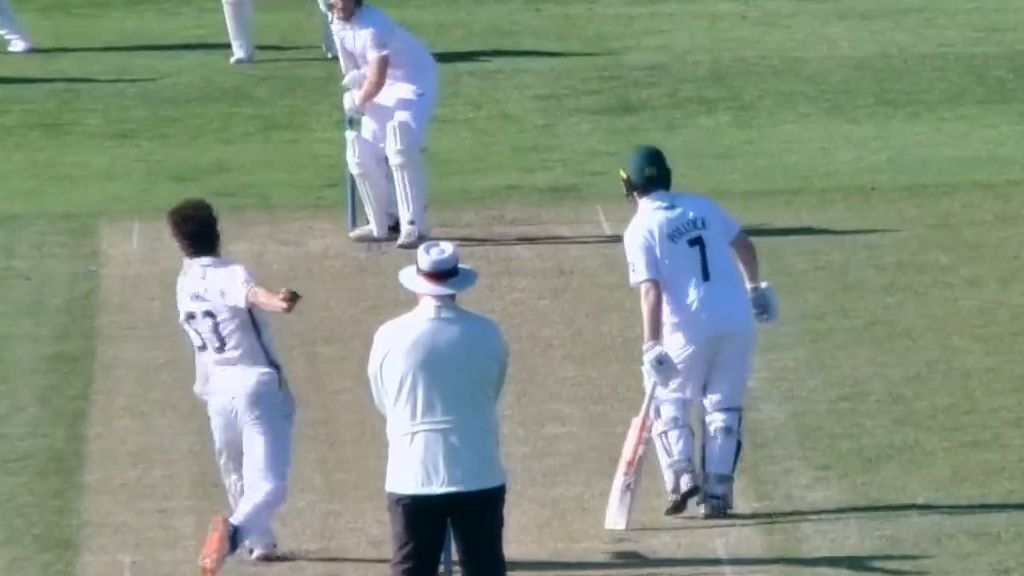 'I don't know what to say': Young gun scores century and takes a hat-trick in the same day