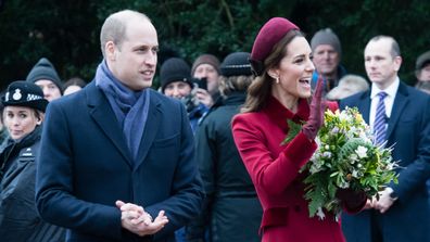 The couples spent time at the Sandringham home following the birth of Prince George.