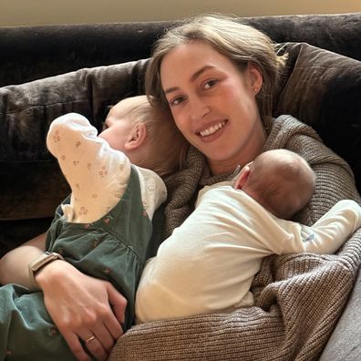 Lady Tatiana Mountbatten and her  two children