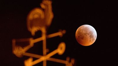 Super Blood Wolf Moon around the globe