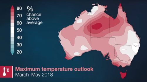 Warmer-than-average conditions are on the cards this autumn. (Bureau of Meteorology)