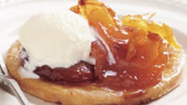 Maggie Beer's Barossa dried peach and pear tarts