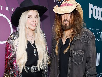 FIREROSE and Billy Ray Cyrus attend the 16th Annual Academy of Country Music Honors on August 23, 2023 in Nashville, Tennessee. 