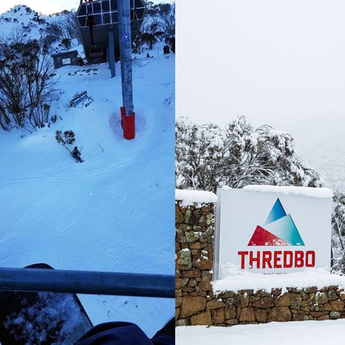 The skier was almost at the top of the Gunbarrel chairlift when the accident happened, sending the chair plunging to the snow.