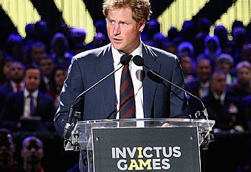 Where did Prince Harry launch the inaugural Invictus Games in 2014?