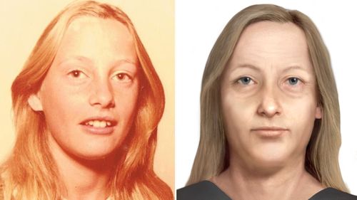 Elaine was only placed on a missing persons poster for the first time and age progression photo completed last year - 38 years after her disappearance.