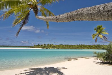 Beach Aitutaki Lagoon - Cook Islands