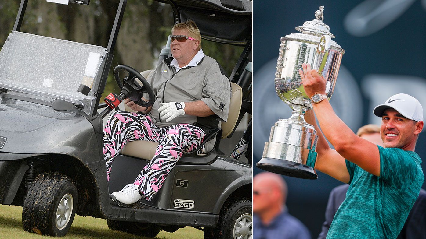 Us Pga Championship 19 Guide Tee Times John Daly Causes Stir With Cart Aussies In Action Top Contenders Draw Tiger Woods Chasing History