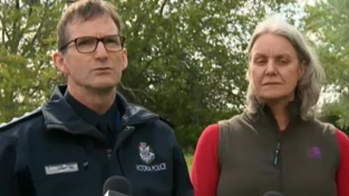 Police have established a 1.5km search area for Mr Forster. (9NEWS)