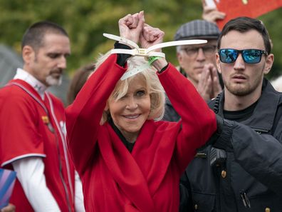 Jane Fonda arrested at 2019 climate rally.