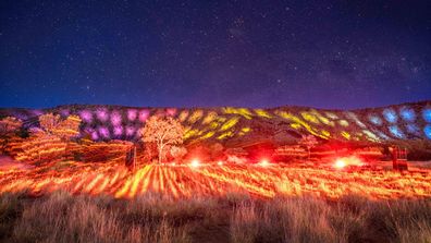 Alice Springs Parrtjima festival 2023
