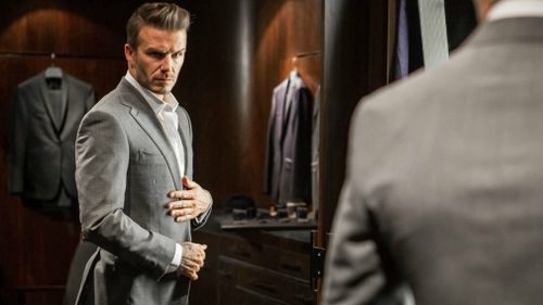 David Beckham is among the well-heeled to shop on Savile Row. 