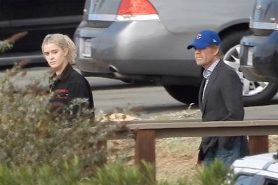 William H. Macy and daughter Sophia Grace Macy visit Felicity Huffman in prison at the Federal Correctional Institution (FCI) in Dublin, Northern California while she carries out her sentence for her involvement in the college admissions scandal