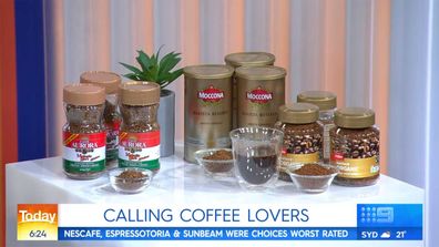 Instant coffee brands