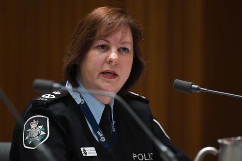 Deputy Commissioner Leanne Close came under intense questioning from Labor MP Anthony Byrne on AFP police powers.