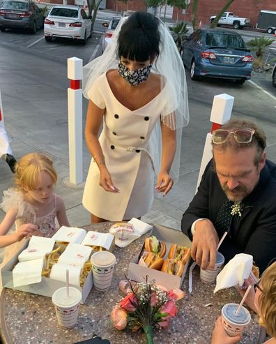 Lily Allen, David Harbour, wedding, ring