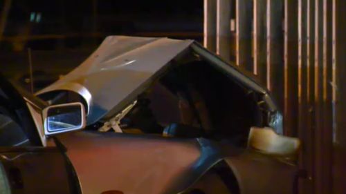 The driver and his passenger suffered minor injuries. (9NEWS)