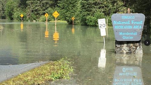 Flooding has hit part of Alaska.