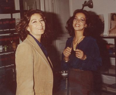 Manuela Papatakis and Anouk Aimée