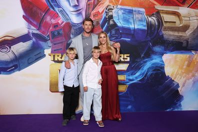 Chris Hemsworth, Elsa Pataky, Tristan Hemsworth and Sasha Hemsworth