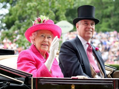 Prince Andrew and the Queen Royal Ascot