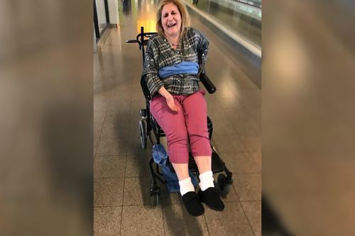 Woman with MS claims she was tied to wheelchair with blanket by US airline