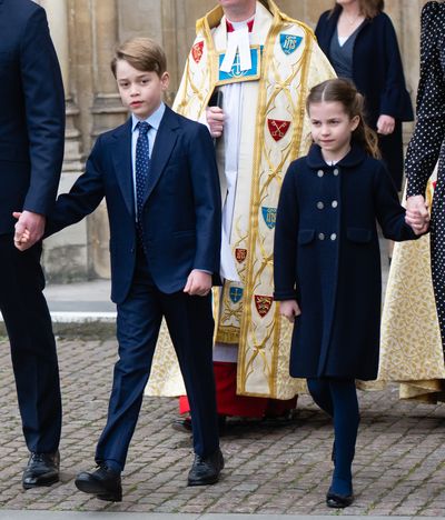 Princess Charlotte attends Prince Philip's memorial service, March 2022