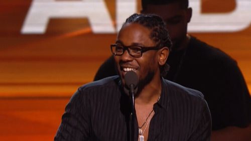 Kendrick Lamar has won Best Rap Album for To Pimp a Butterfly. (FOX8)