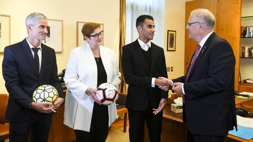 The 25-year-old has since met with Prime Minister Scott Morrison and is expecting to become a citizen in coming months.
