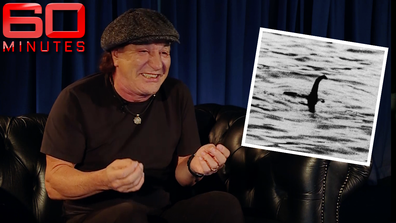“He wanted to see if we could attract it out!” Brian Johnson tells story of the Loch Ness monster