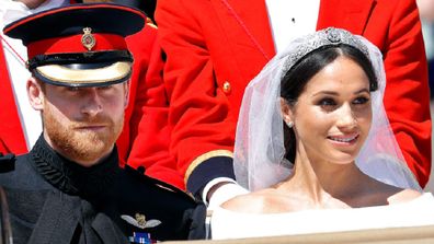 The Duke and Duchess of Sussex on their wedding day.