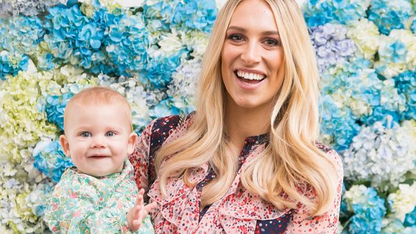 Earth mother: Phoebe Burgess, wife of rugby star, Sam Burgess on being a new parent. Image: supplied