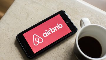 Airbnb phone app.