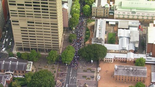 Sydney CBD Nurse and Midwife Protest 