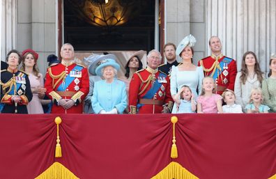 Queen Elizabeth royal family Trooping the Colour