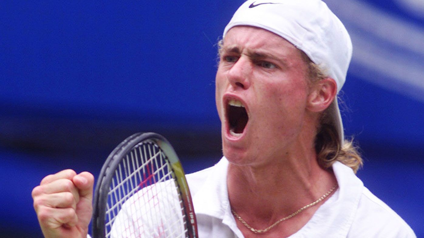 Lleyton Hewitt at the 2000 Australian Open